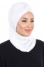 Gill - Hijab Pratique Blanc & Blanc