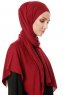 Hande - Hijab En Coton Bordeaux - Gülsoy