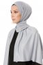 Hande - Hijab En Coton Gris - Gülsoy