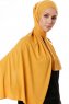 Hande - Hijab En Coton Pêche - Gülsoy