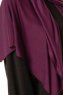 Hande - Hijab En Coton Prune - Gülsoy