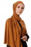 Hande - Hijab En Coton Moutarde - Gülsoy