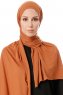 Hande - Hijab En Coton Terracotta - Gülsoy