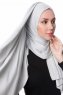 Hanfendy Ljusgrå Praktisk One Piece Hijab Sjal 201728d