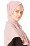 Hazal - Hijab Crepe Vieux Rose - Ecardin