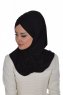 Hilda - Hijab En Coton Noir