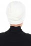 Jill - Turban En Coton Blanc Cassé - Ayse Turban