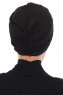 Jill - Turban En Coton Noir - Ayse Turban