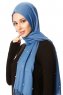 Kadri - Hijab Bleu Avec Des Perles - Özsoy