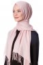 Kadri - Hijab Vieux Rose Avec Des Perles - Özsoy