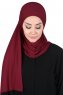 Kaisa - Hijab Coton Pratique Bordeaux