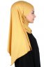 Kaisa - Hijab Coton Pratique Moutarde