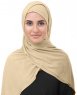 Latte Mörk Beige Viskos Jersey Hijab InEssence 5VA60a