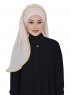 Louise - Hijab Pratique Beige - Ayse Turban