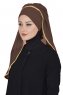 Louise - Hijab Pratique Marron - Ayse Turban