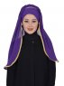 Louise - Hijab Pratique Violet - Ayse Turban