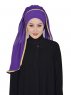 Louise - Hijab Pratique Violet - Ayse Turban