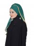Louise - Hijab Pratique Vert Foncé - Ayse Turban