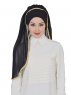 Louise - Hijab Pratique Noir - Ayse Turban