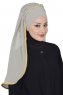 Louise - Hijab Pratique Taupe - Ayse Turban