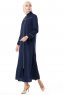 Lylah - Abaya Bleu Marin - Miss Cazibe