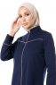 Lylah - Abaya Bleu Marin - Miss Cazibe