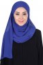 Malin - Hijab Chiffon Pratique Bleu