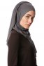 Melek - Hijab Jersey Premium Anthracite - Ecardin