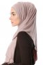 Melek - Hijab Jersey Premium Gris Pierre - Ecardin