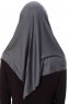Mia - Hijab Al Amira Gris Foncé One-Piece - Ecardin