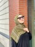 Muna - Hijab A Motifs En Crêpe Kaki - Mirach