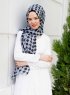 Nakia - Hijab à Motifs Noir - Sal Evi