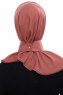 Narin - Hijab Crepe Pratique One-Piece Clay