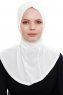 Narin - Hijab Crepe Pratique One-Piece Crème