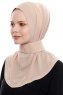 Narin - Hijab Crepe Pratique One-Piece Caramel Clair