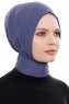 Narin - Hijab Crepe Pratique One-Piece Royal Blue