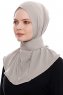 Narin - Hijab Crepe Pratique One-Piece Le Sable