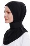 Narin - Hijab Crepe Pratique One-Piece Noir