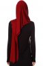 Naz - Hijab Pratique One-Piece Bordeaux & Crème - Ecardin