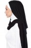 Naz - Hijab Pratique One-Piece Noir & Blanc - Ecardin