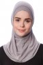 Nehir - Hijab 2-Piece Al Amira Gris Clair