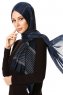 Nihal - Hijab Bleu Marin - Özsoy