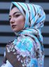 Niusha - Hijab A Motifs Voile Taupe