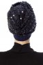 Nurten - Turban Bleu Marin