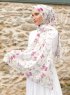 Pariza - Hijab à Motifs Jaune
