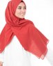 Red Risk Hallonröd Bomull Voile Hijab InEssence 5TA71c