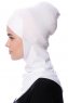Safiye - Bonnet Ninja Blanc - Ecardin