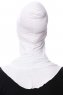 Safiye - Bonnet Ninja Blanc - Ecardin