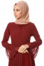 Samiya - Robe Chiffon Bordeaux - Burun