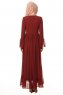 Samiya - Robe Chiffon Bordeaux - Burun
